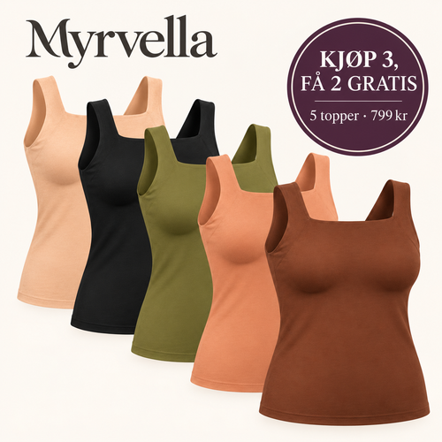 Myrvella-pakke med fem singletter
