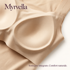 Dettaglio del reggiseno integrato nella canotta Myrvella