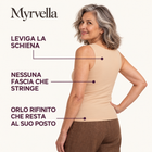 Vestibilità posteriore e dettagli della canotta Myrvella